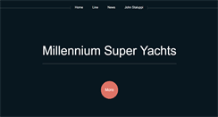 Desktop Screenshot of millenniumsuperyachts.com